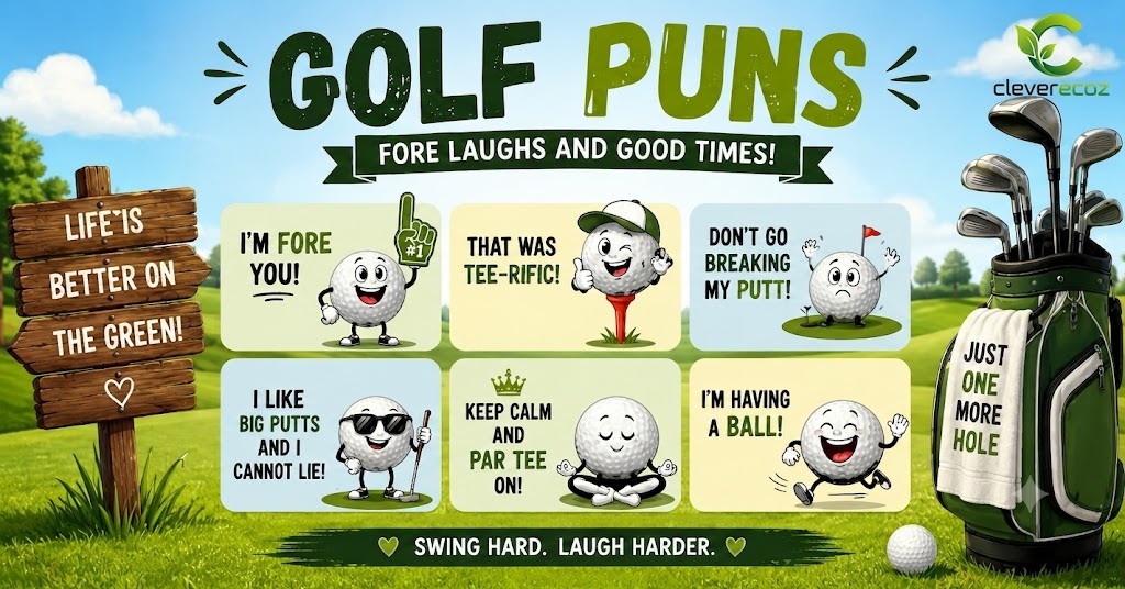 250+ Best Golf Puns: Funny, Clever & Hole-in-One Jokes for Every Golfer