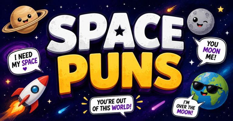 500+ Space Puns: Funny, Clever & Out-of-This-World Jokes