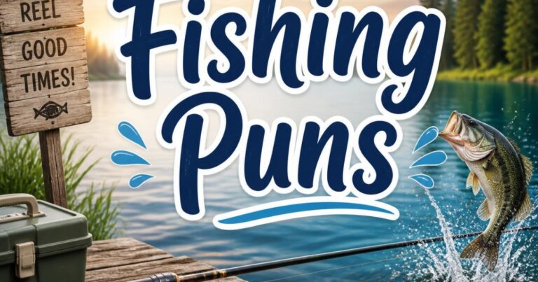 350+ Best Fishing Puns That Are Reel-y Funny