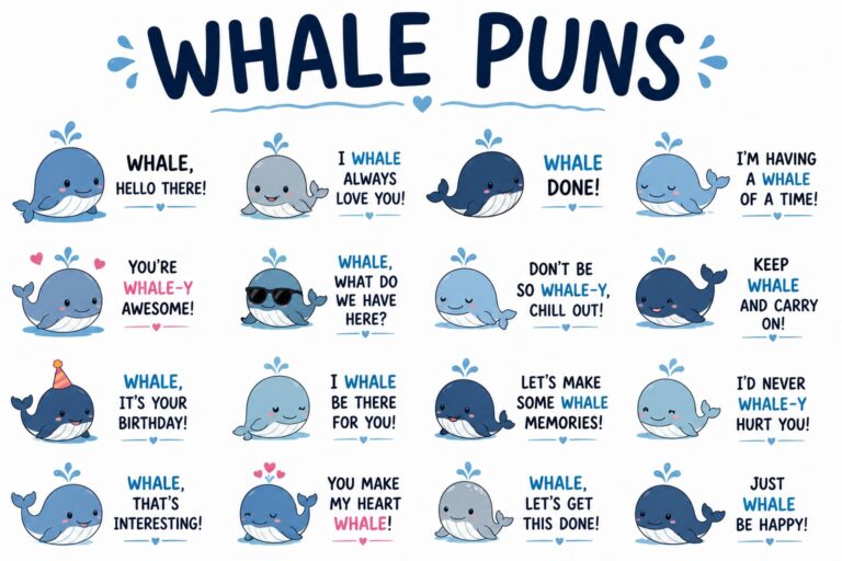 250+ Whale Puns That Are Whale-y Funny, Clever & Fin-tastic